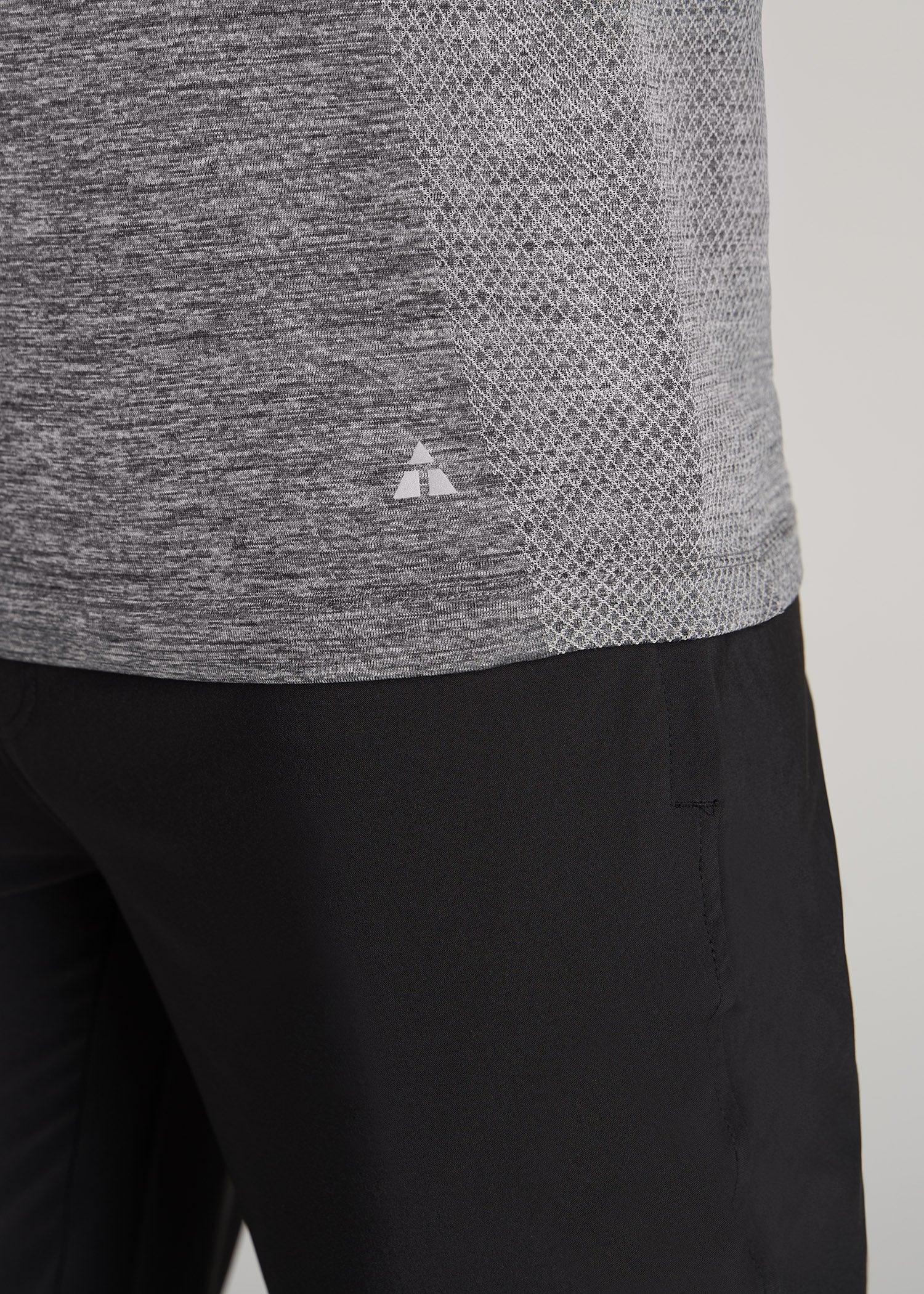 A.T. Performance MODERN-FIT Engineered Athletic Tall Tee in Grey Mix Product Image