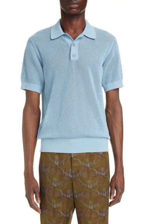 Dries Van Noten Mindo Mesh Sweater Polo Product Image