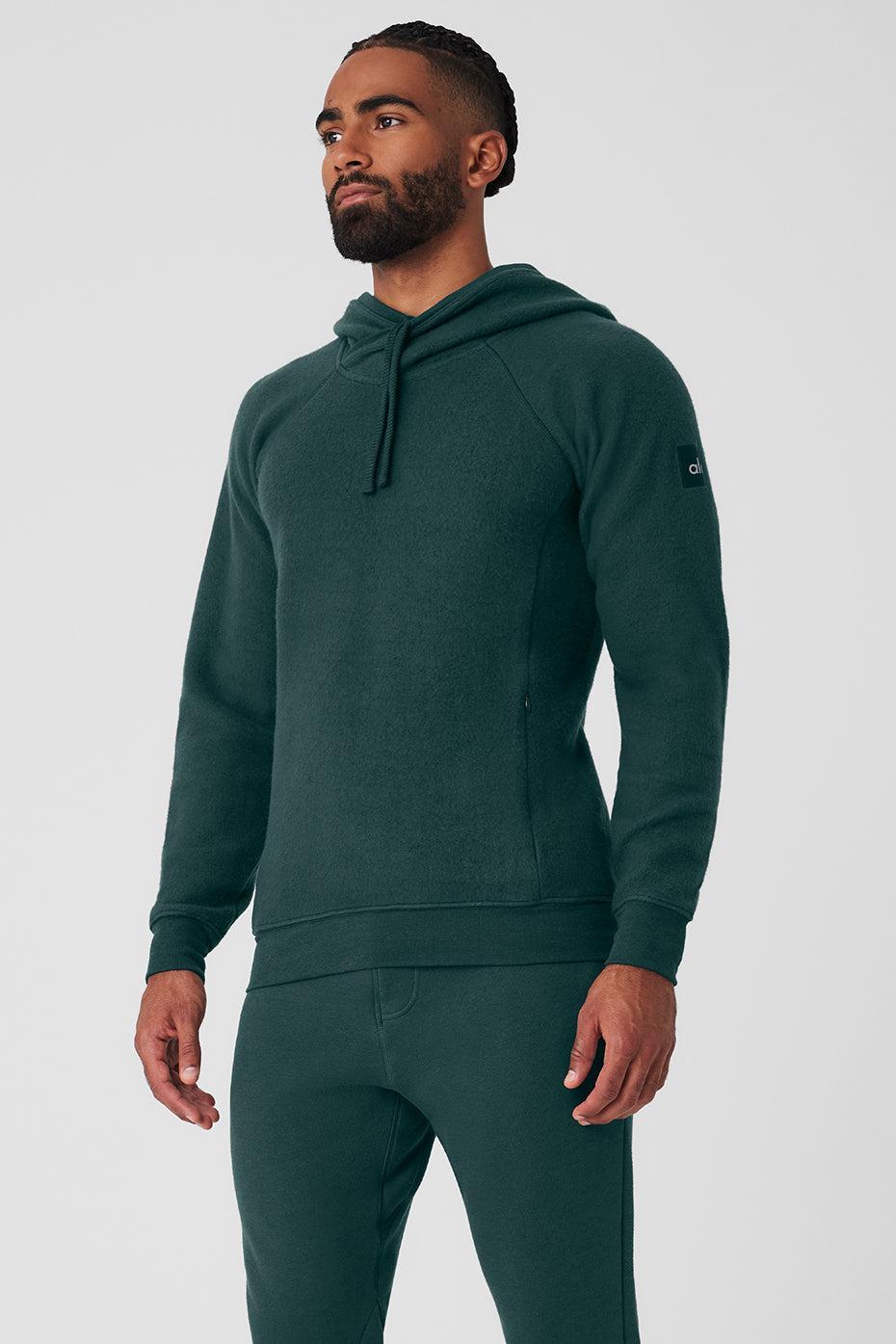 The Triumph Hoodie - Midnight Green Male Product Image