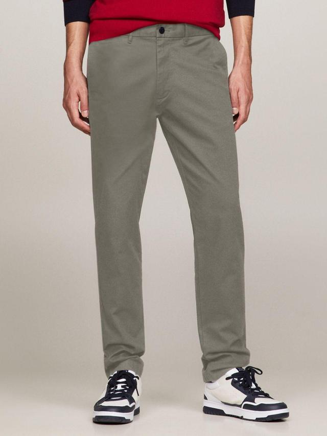 Tommy Hilfiger Men's Relaxed Tapered Fit Twill Chino - Grey - 32W x 30L Product Image