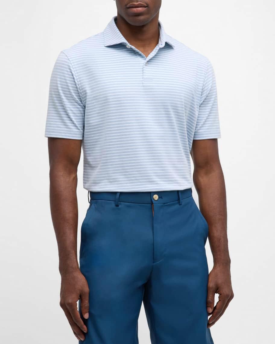 Mens Albatross Stripe Polo Shirt Product Image