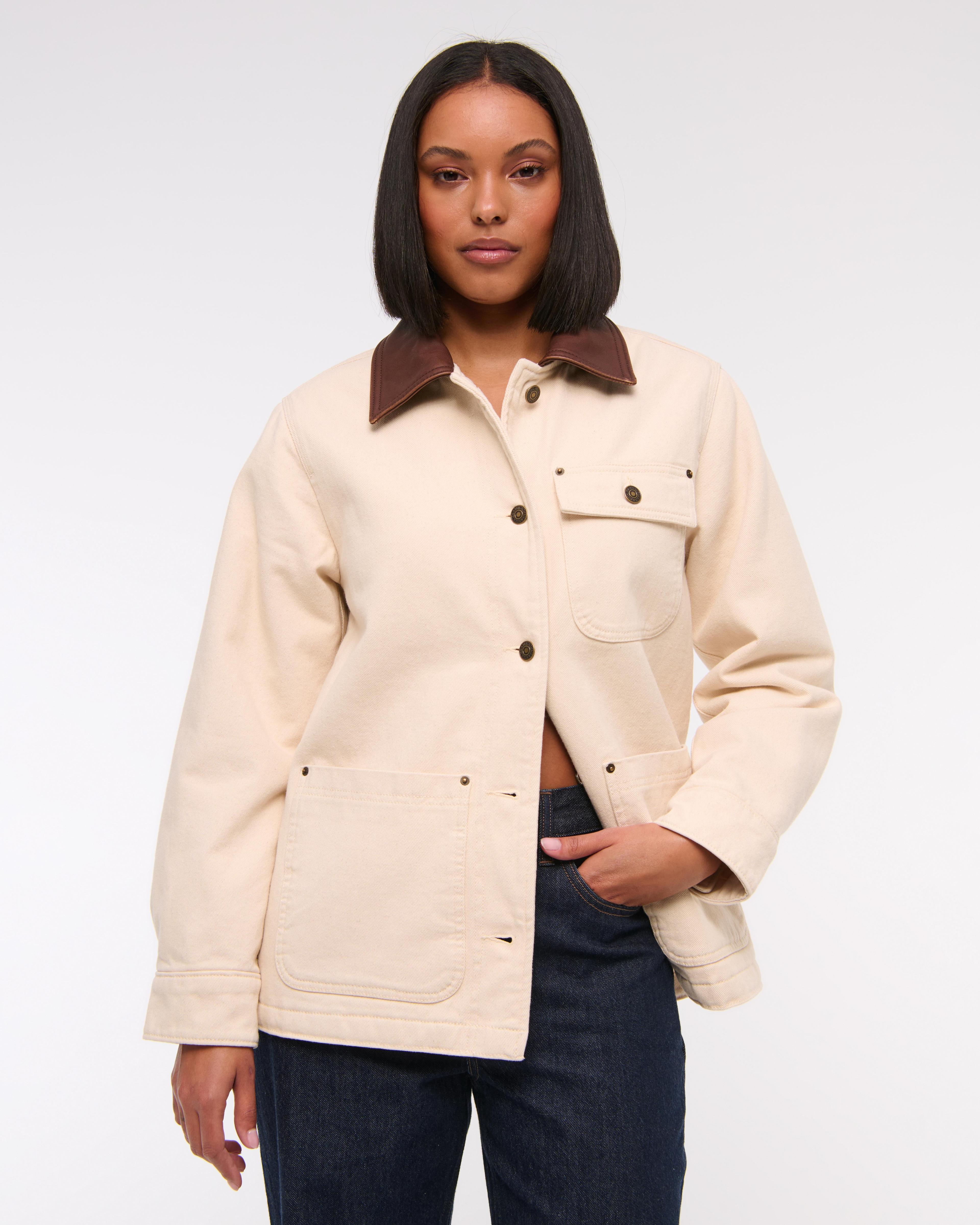 Mid-Length Twill Workwear Jacket product image