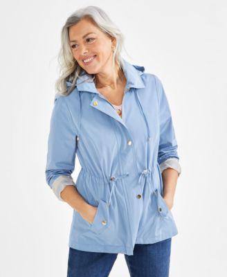 Women's Hooded Anorak, PP-4X, Created for Macy's Product Image