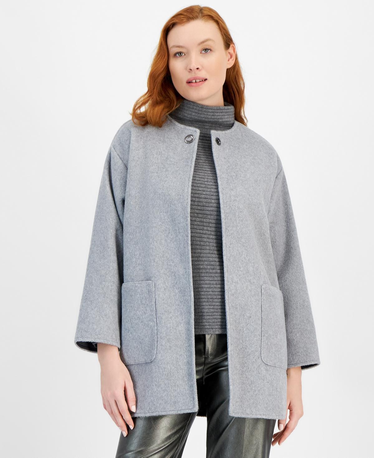 Anne Klein Womens Felt Topper Jacket Product Image