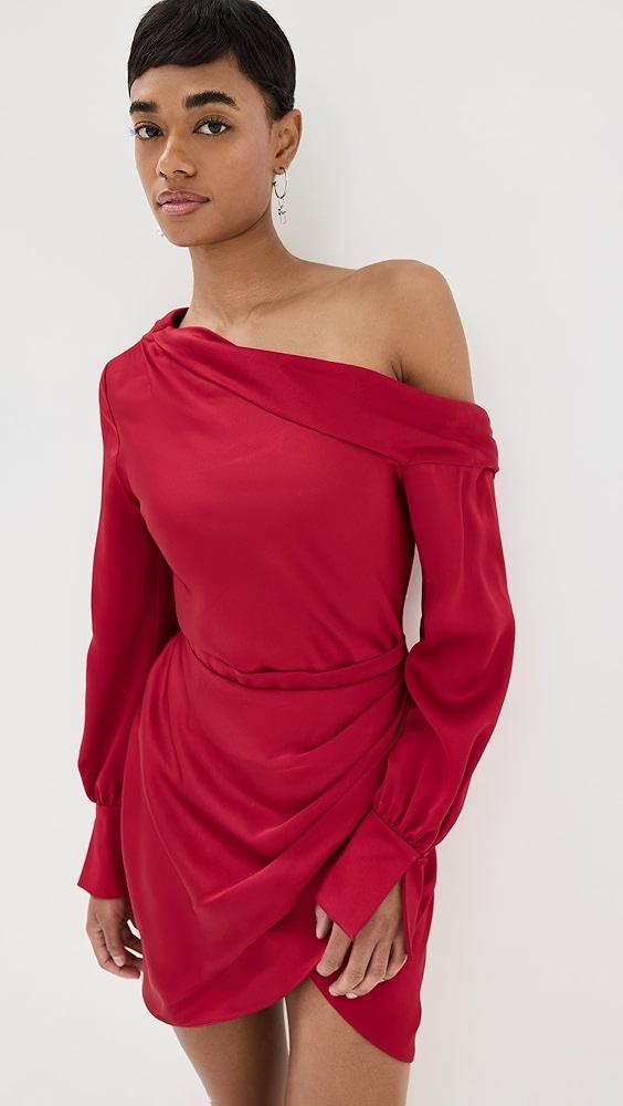 SIMKHAI Cameron One Shoulder Mini Dress | Shopbop Product Image