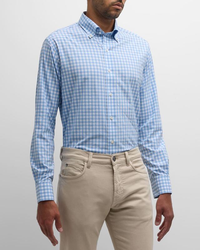 Mens Gibbs Performance Poplin Sport Shirt Product Image