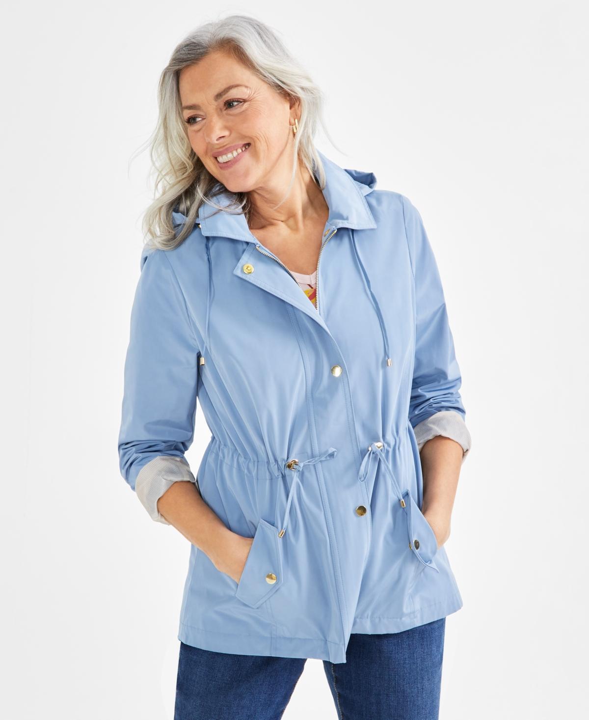 Style & Co Womens Hooded Anorak-4X, Created for Macys Product Image