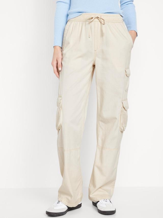 Mid-Rise Cargo Pants Product Image