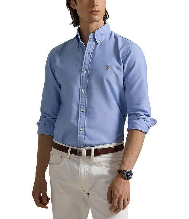 Polo Ralph Lauren Solid Classic Fit Performance Stretch Oxford Long Sleeve Woven Shirt Product Image