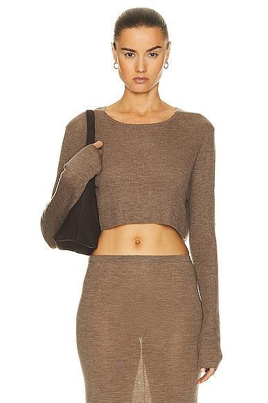 Eterne Cheyenne Top in Taupe Product Image