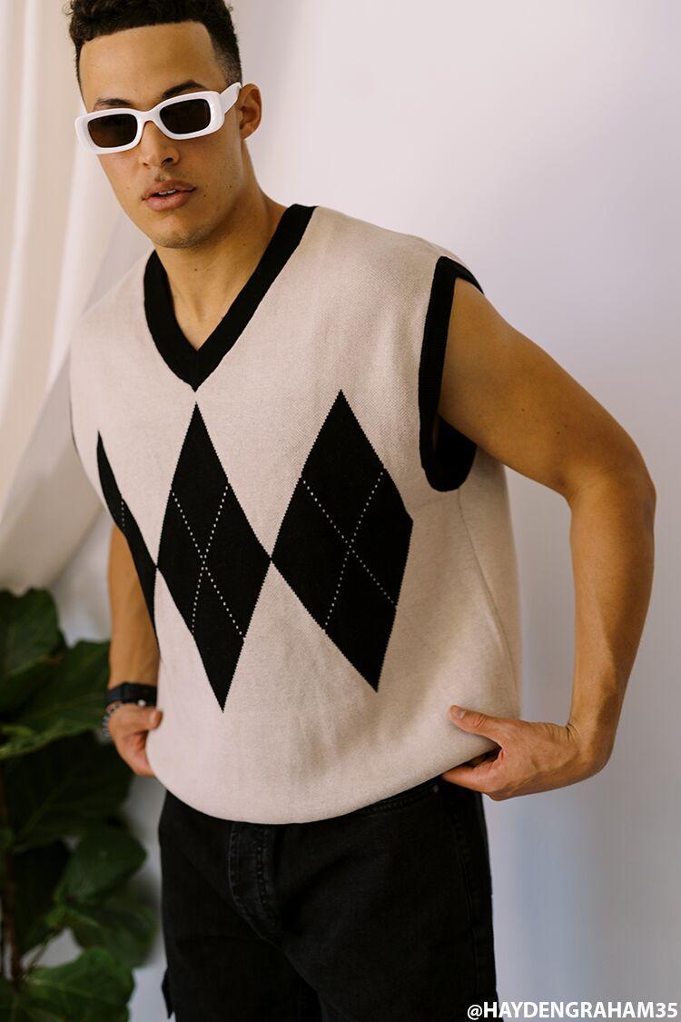 Argyle Sweater Vest | Forever 21 Product Image