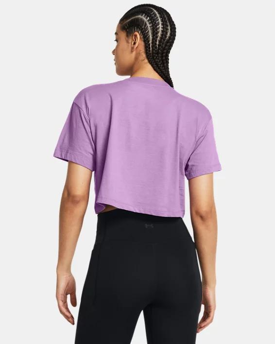 Women's UA Bubble Script Crop Short Sleeve Product Image