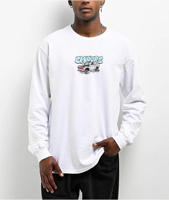 Empyre The Whip Long Sleeve White T-Shirt Product Image