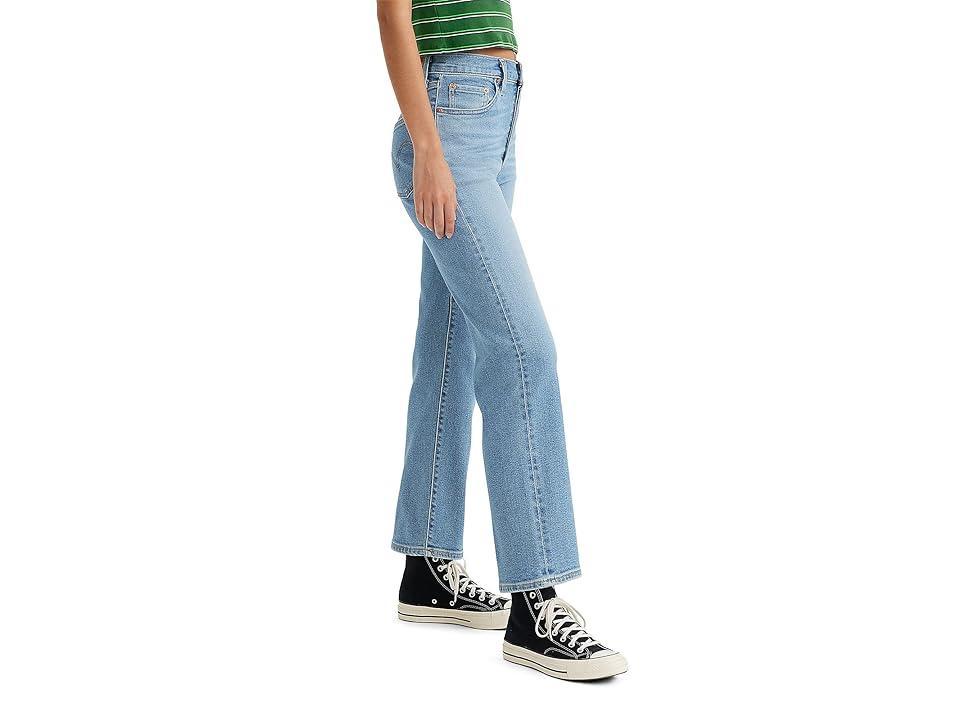 Levis Ribcage High Rise Distressed Ankle Straight Jeans Product Image