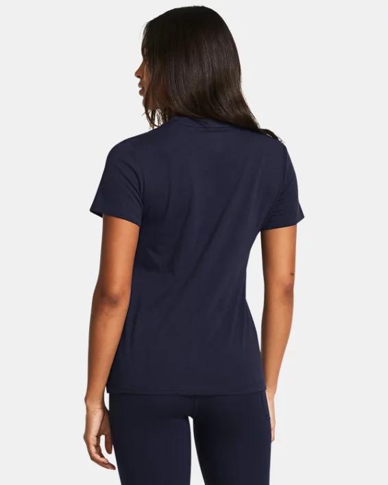 Womens UA Performance Cotton Collegiate Short Sleeve Product Image