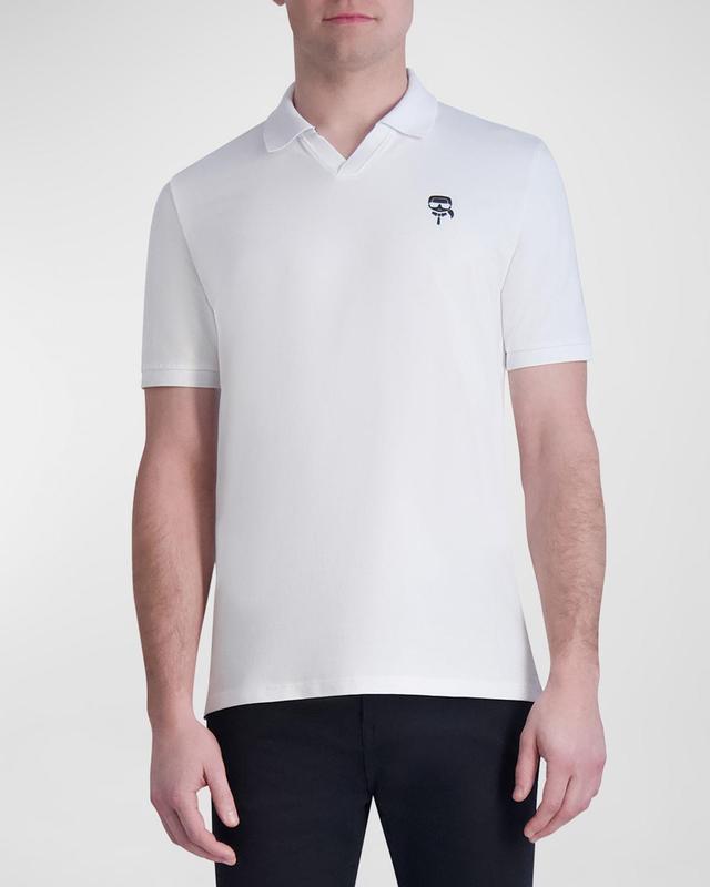 Mens Johnny Collar Polo Shirt Product Image