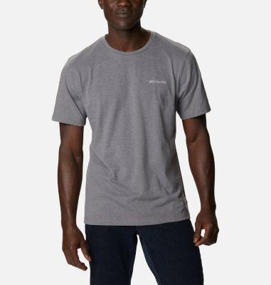 Mens Columbia Thistletown Hills Omni-Wick Performance Tee City Gray Grey Product Image