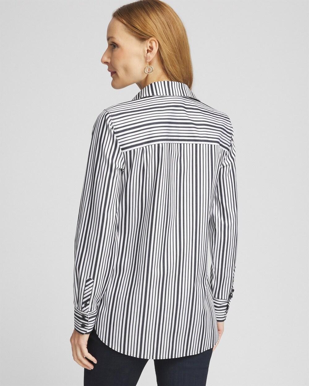 No Iron™ Shimmer Stripes Shirt Product Image