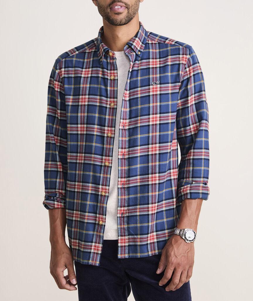 Vineyard Flannel Plaid Shirt Product Image