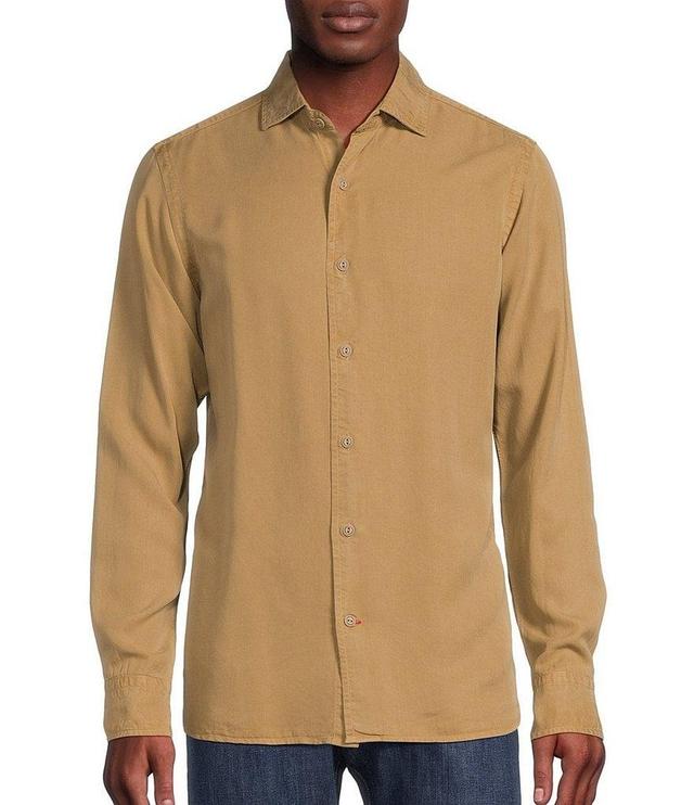 Cremieux Blue Label Slim-Fit Solid Tencel Twill Long-Sleeve Woven Shirt Product Image