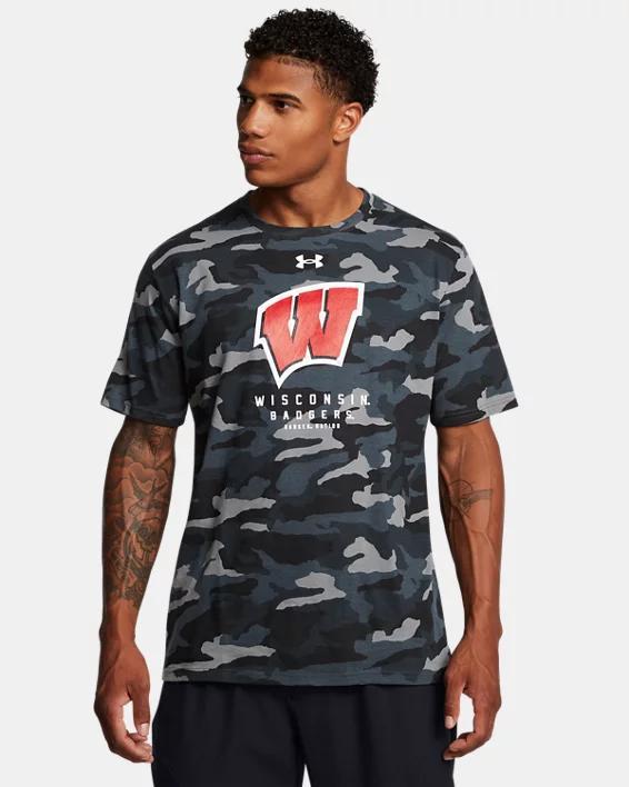 Mens UA Performance Cotton Camo Collegiate T-Shirt Product Image