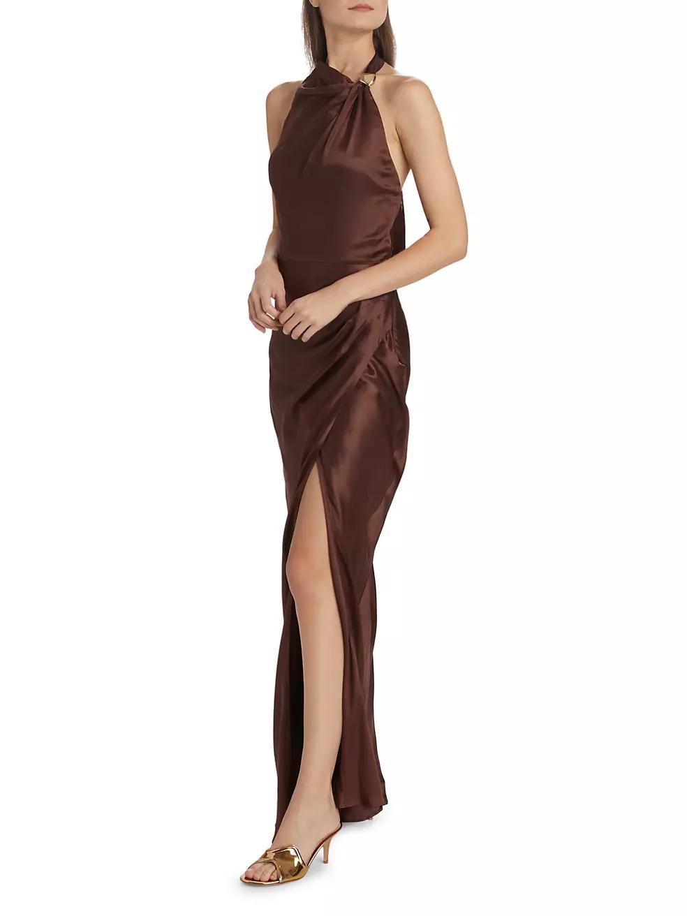 Galilea Halter Maxi Dress Product Image