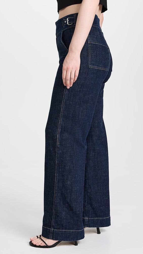 Joe's Jeans The Double Buckle Wide Leg Sailor Pants | Shopbop Product Image