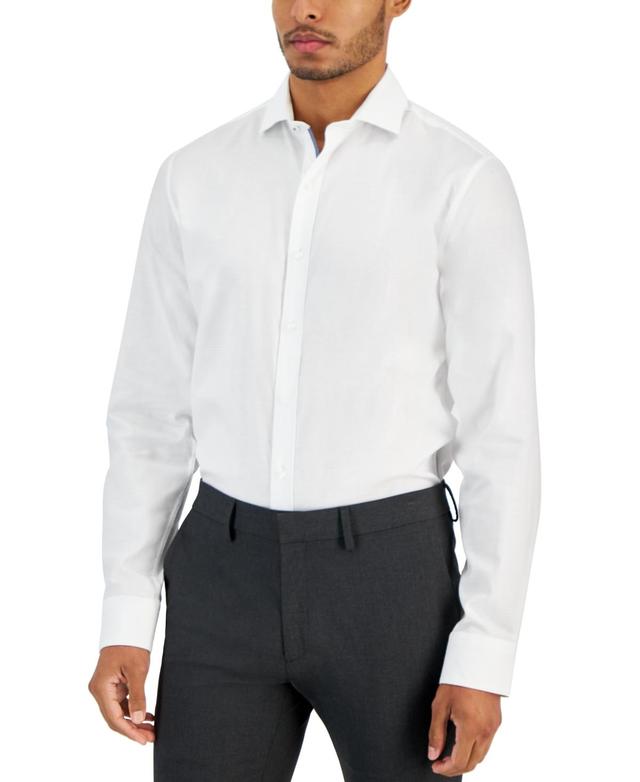 Bar Iii Mens Slim-Fit Diamond Dobby Dress Shirt, Created for Macys Product Image