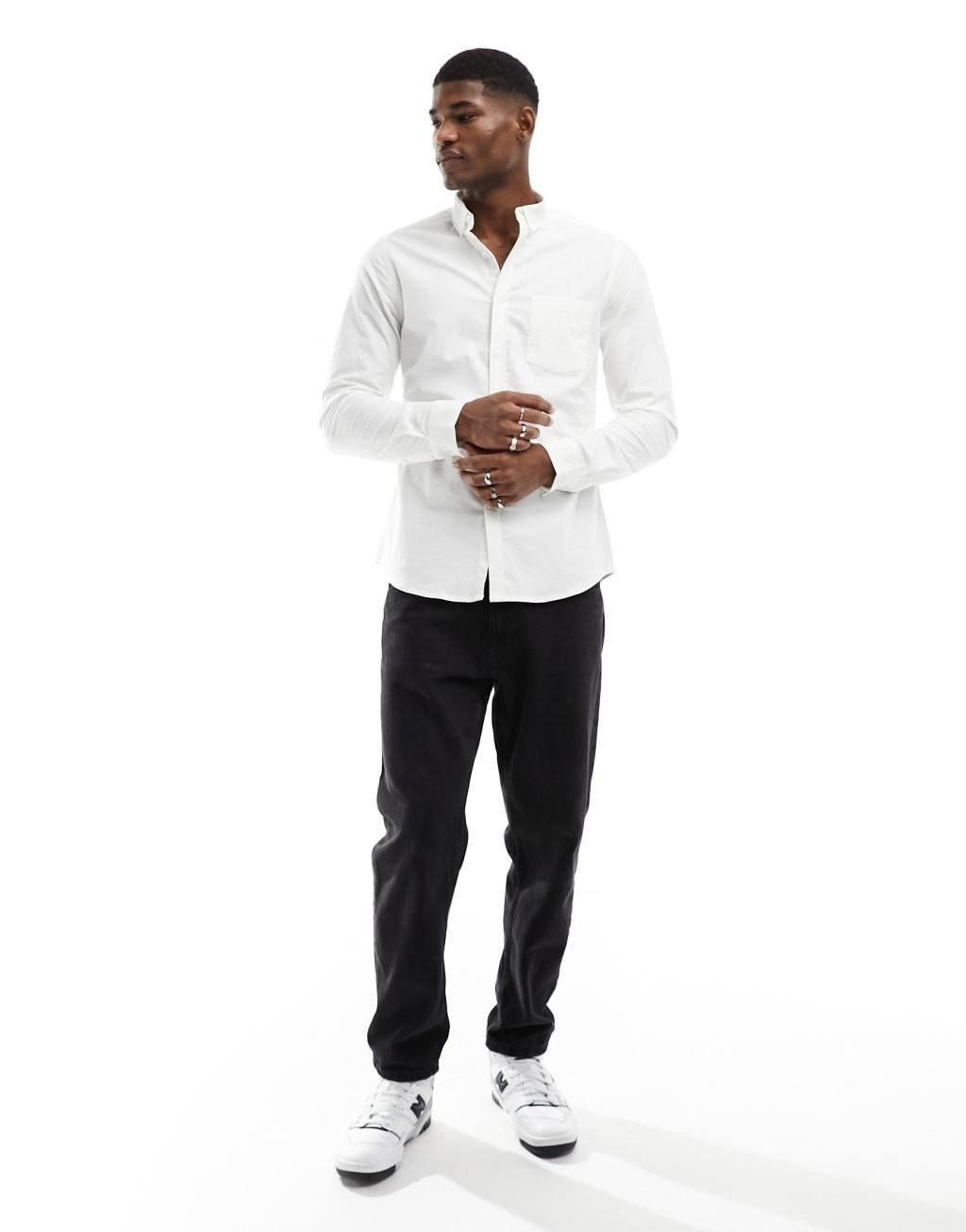 ASOS DESIGN slim fit oxford shirt Product Image