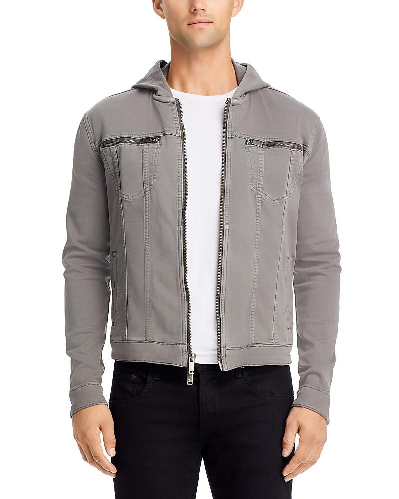 John Varvatos Star USA Hooded Denim Jacket product image