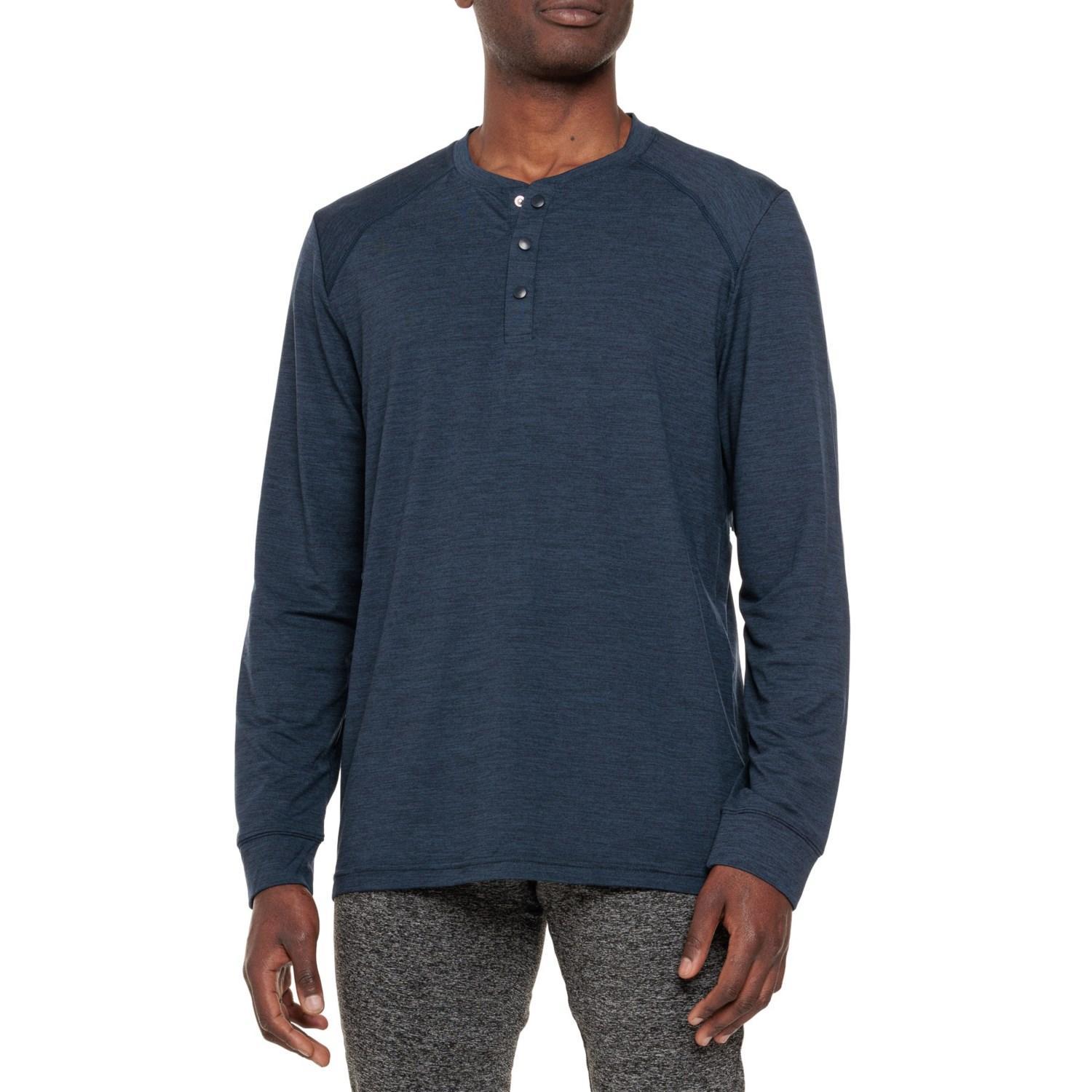 Gaiam Commuter Henley Shirt - Long Sleeve Product Image