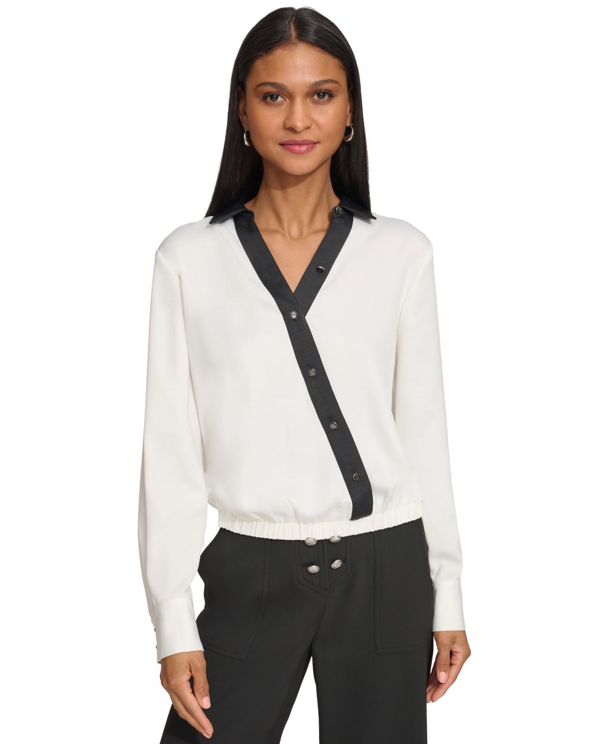 Women's Faux-Wrap Top Product Image