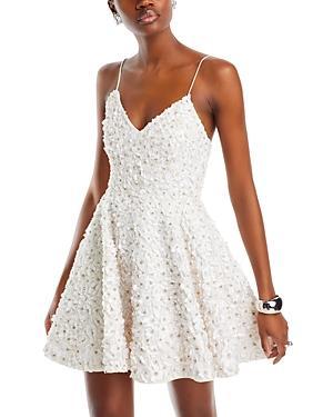 Alice and Olivia Domenica Sleeveless Embellished Mini Dress Product Image