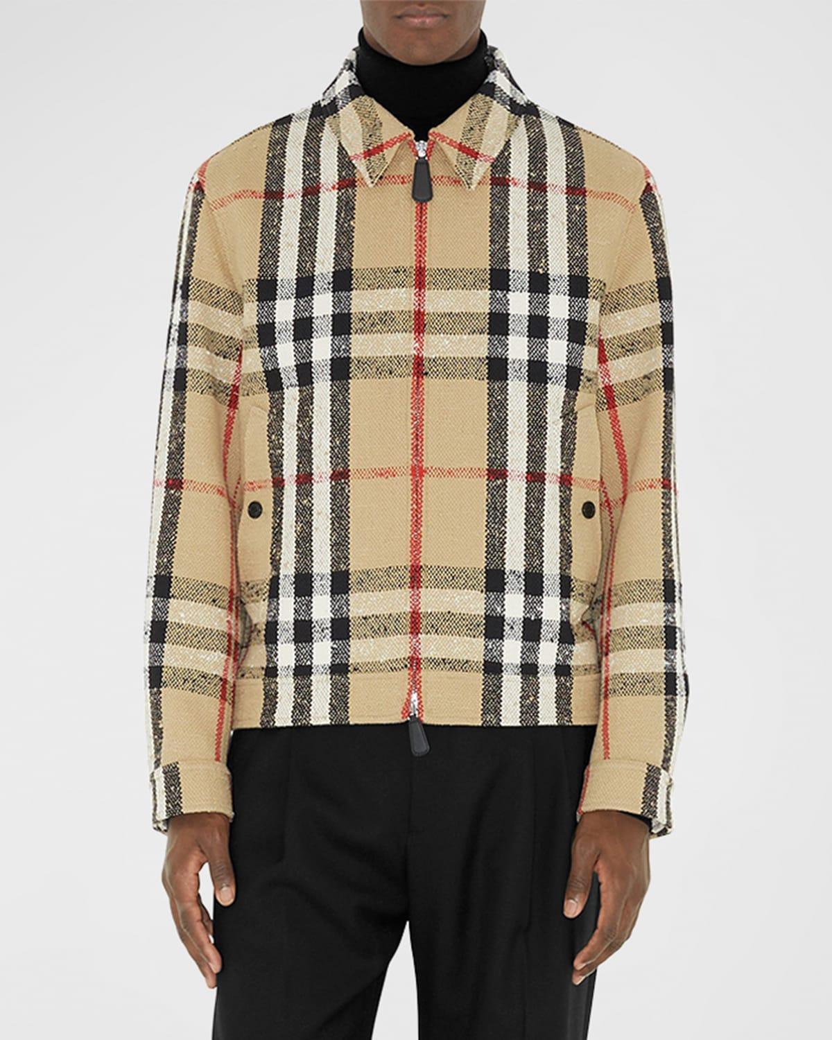 Mens Crossmoor Boucle Check Jacket Product Image