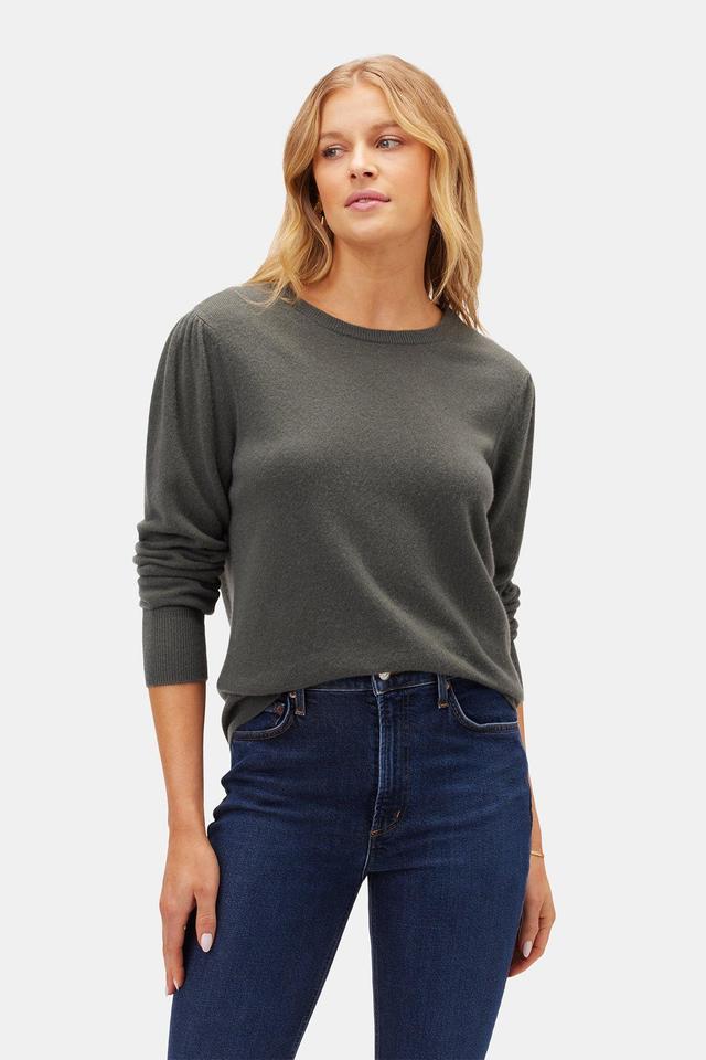 Odilia Cashmere Sweater - Olive Green Product Image