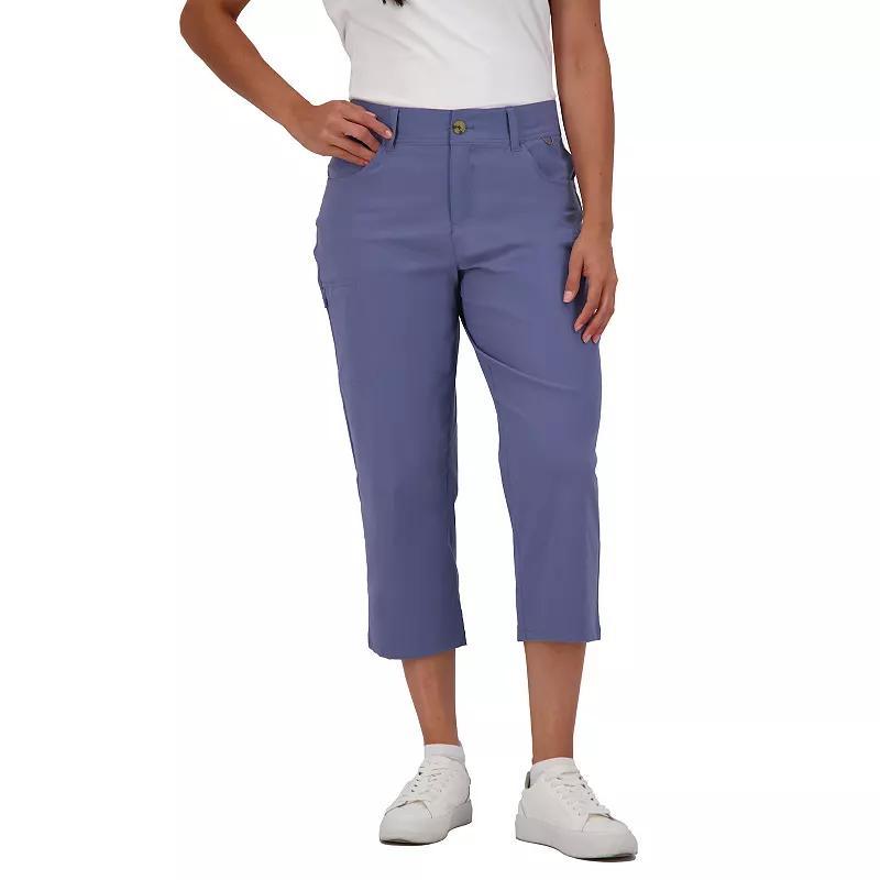 Womens ZeroXposur Sacramento Stretch Capris Grey Product Image