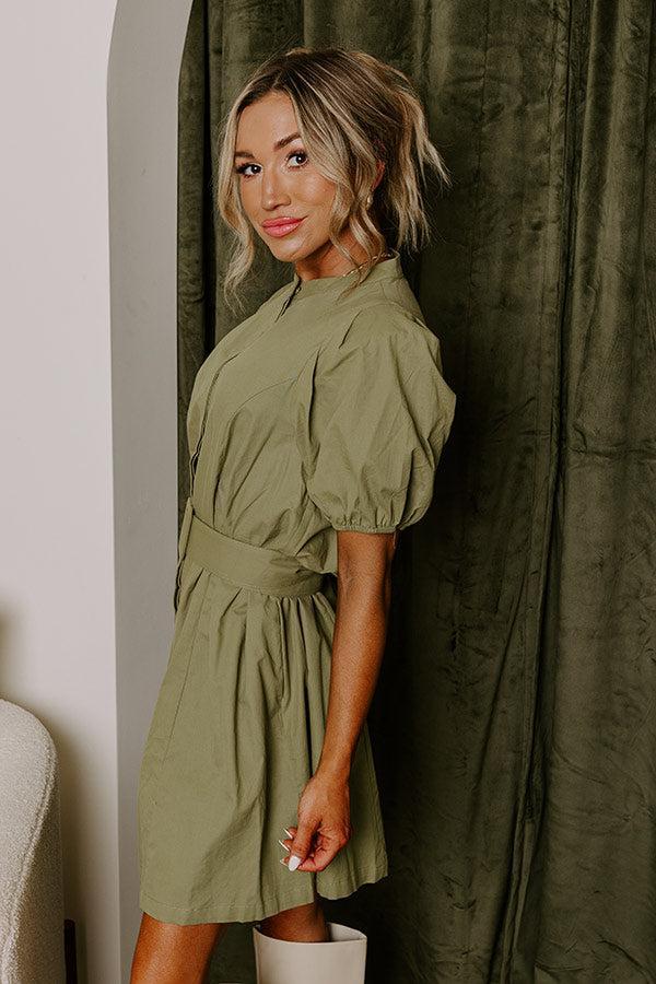 Mojito Muse Button Down Mini Dress Product Image