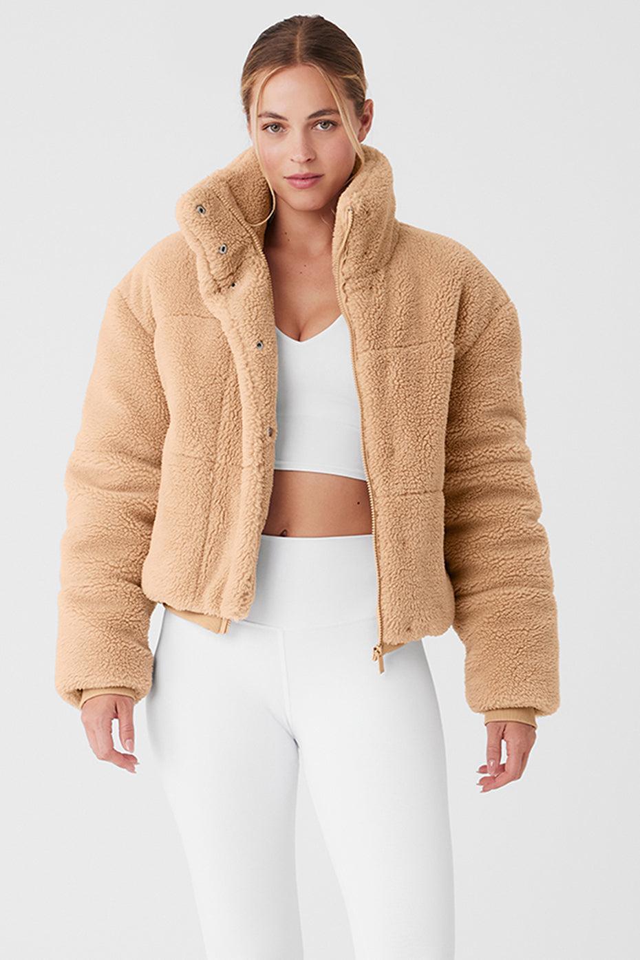 Sherpa Snow Angel Puffer - Camel Female Product Image