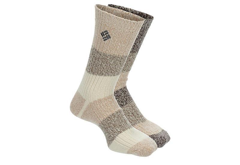 Columbia Womens Super Soft Micro Poly Marled Crew Socks 2 Pairs Product Image