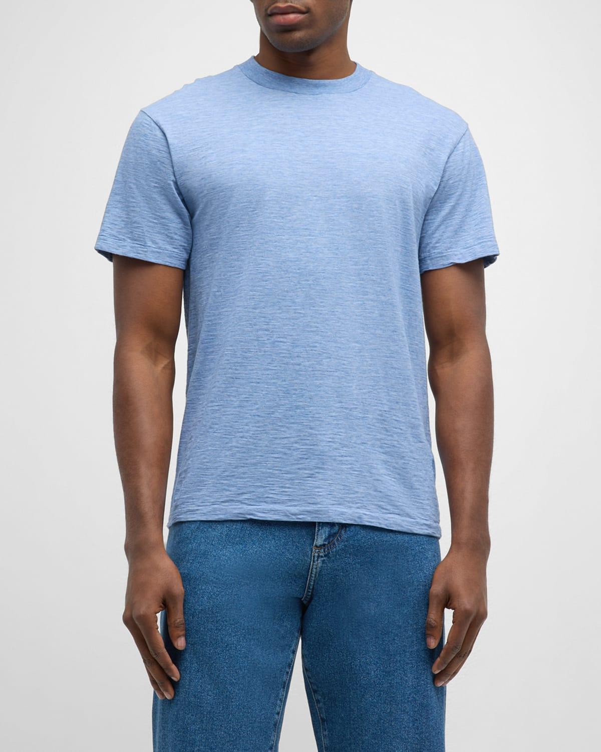 Mens Melange Cotton T-Shirt Product Image