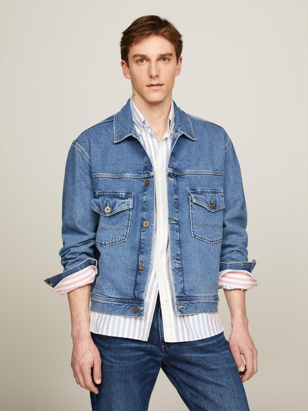 Tommy Hilfiger Men's Indigo Wash Denim Jacket Product Image