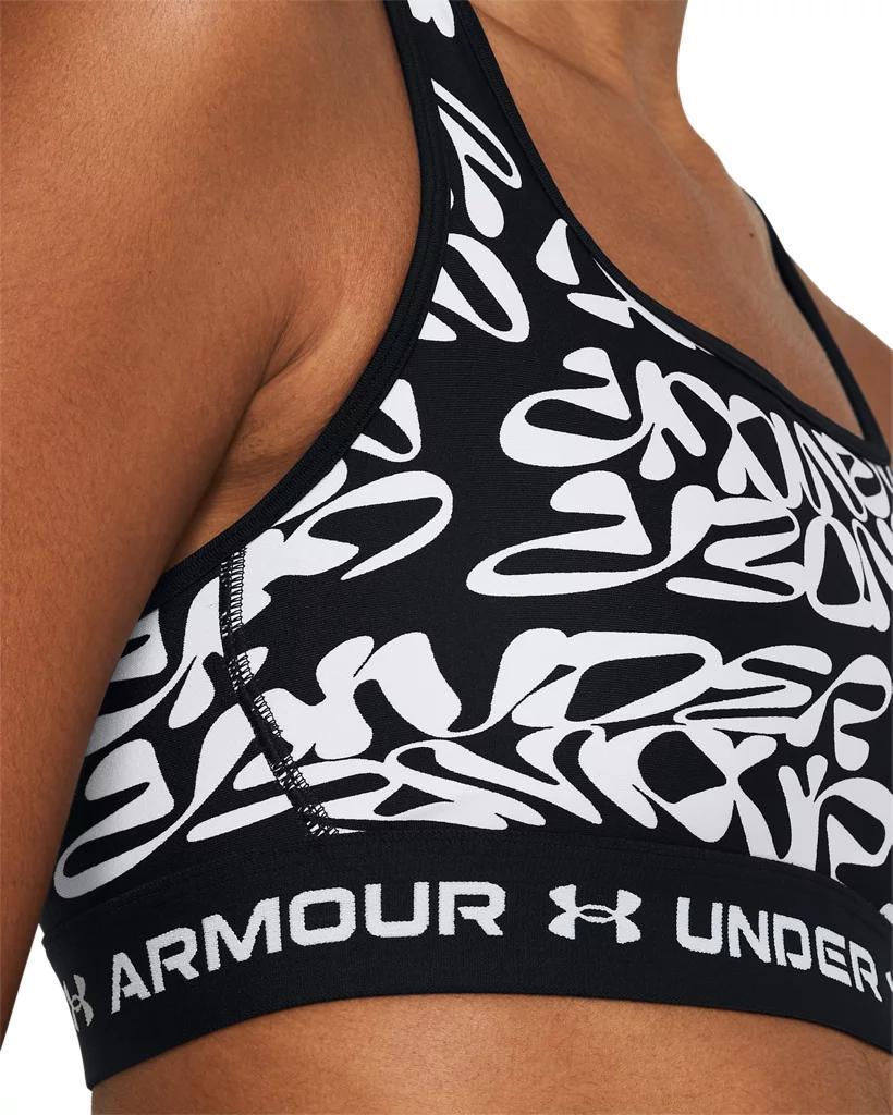 Women's Armour® Mid Crossback Printed Sports Bra Product Image