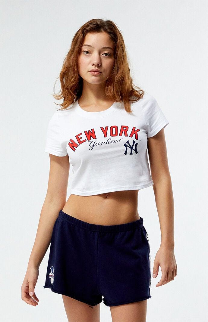 Women's MLB Wild Collective x PacSun NY Yankees Baby T-Shirt Product Image