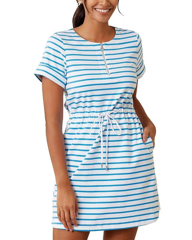 Tommy Bahama Jovanna Stripe Zip Front Dress (Paradise ) Women's Dress Product Image