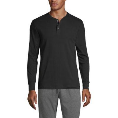 Men's Knit Rib Pajama Henley Product Image