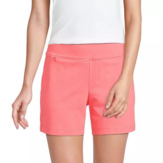 Womens Lands End Starfish 7-in. Midrise Pull-On Shorts Product Image