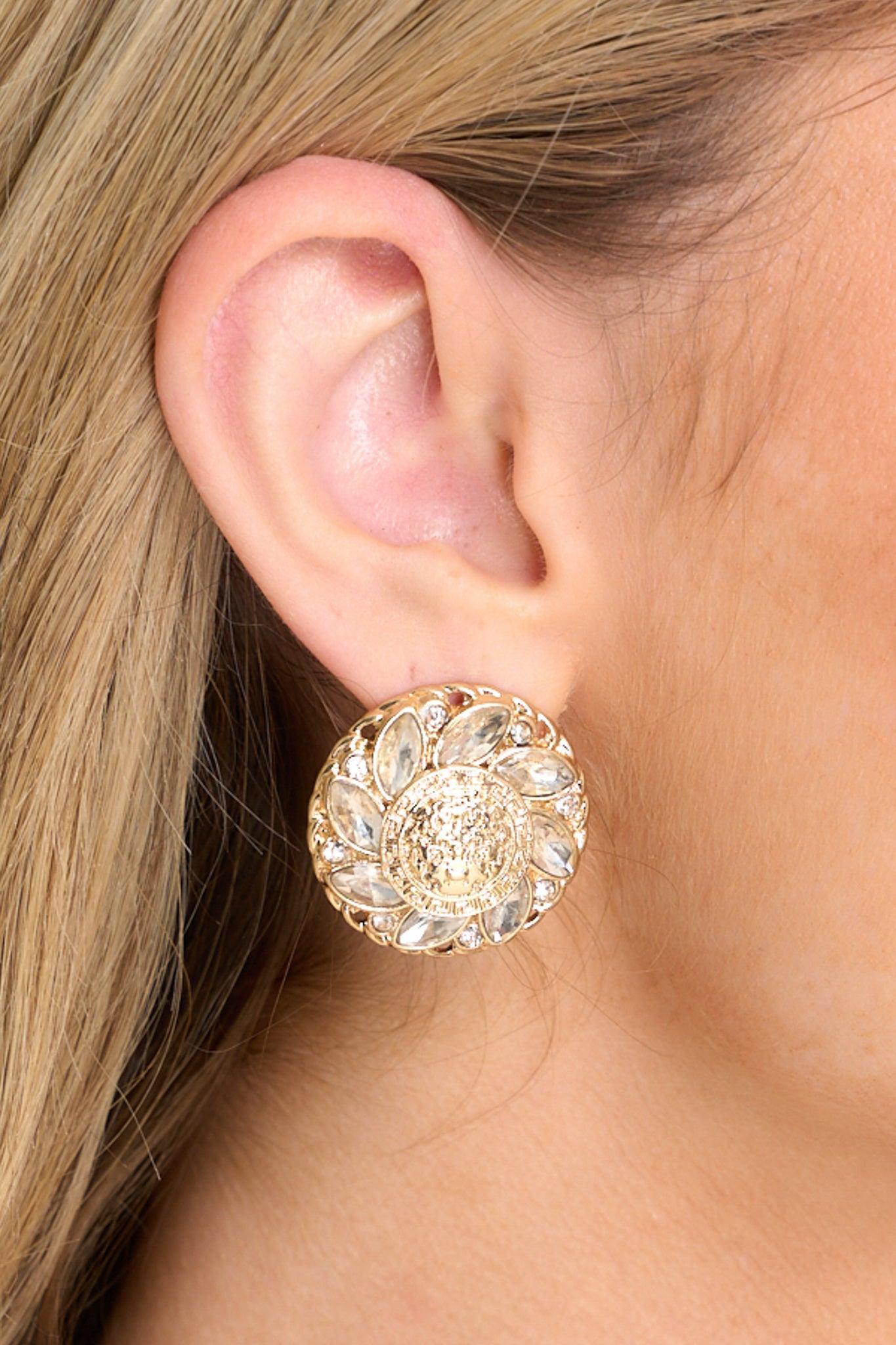 She's All In Gold Earrings Product Image