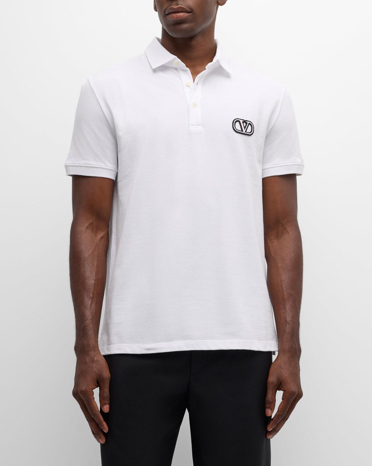 Mens Cotton Pique Polo Shirt Product Image