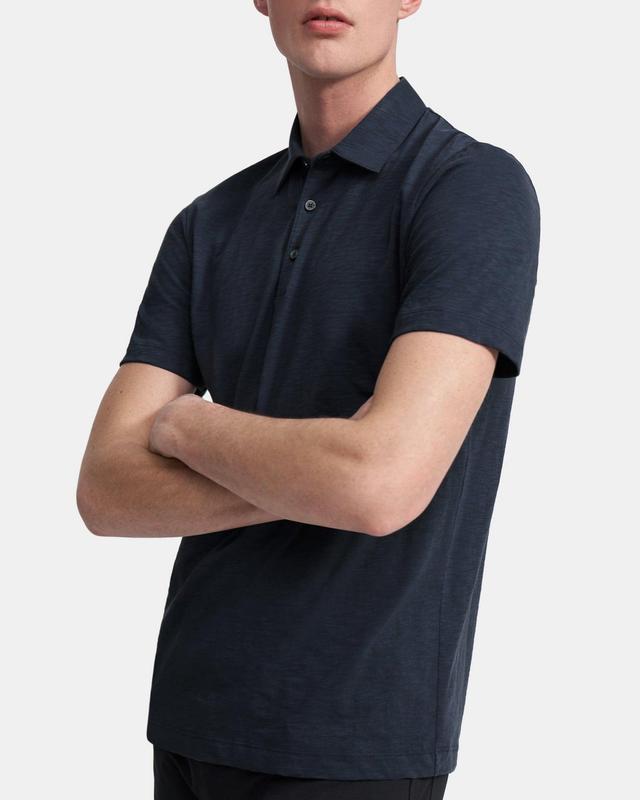 Polo Shirt in Slub Cotton Product Image