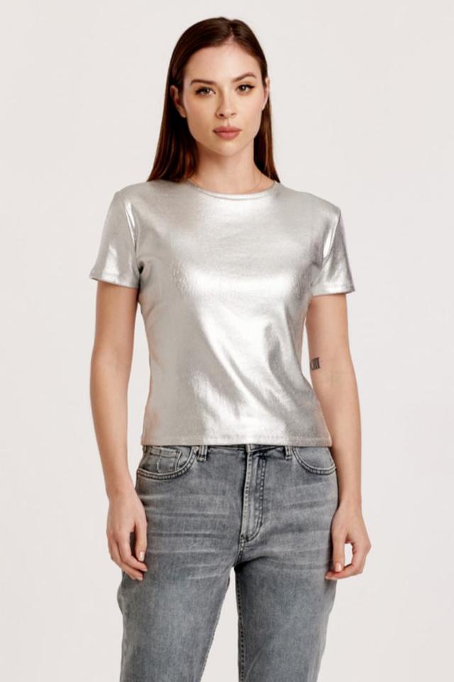 Bianca Metallic Shirt Product Image